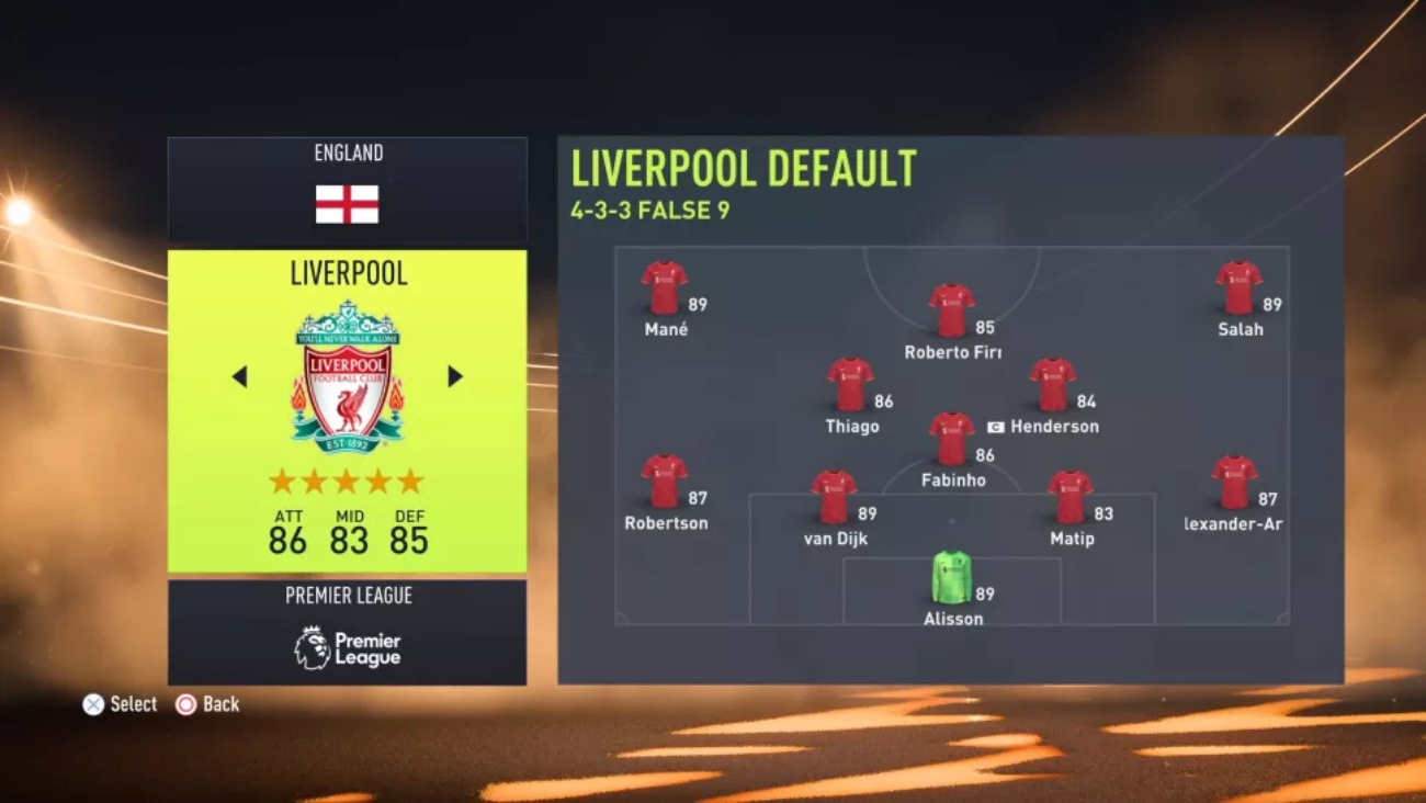 fifa 22 en güçlü takımlar liverpool