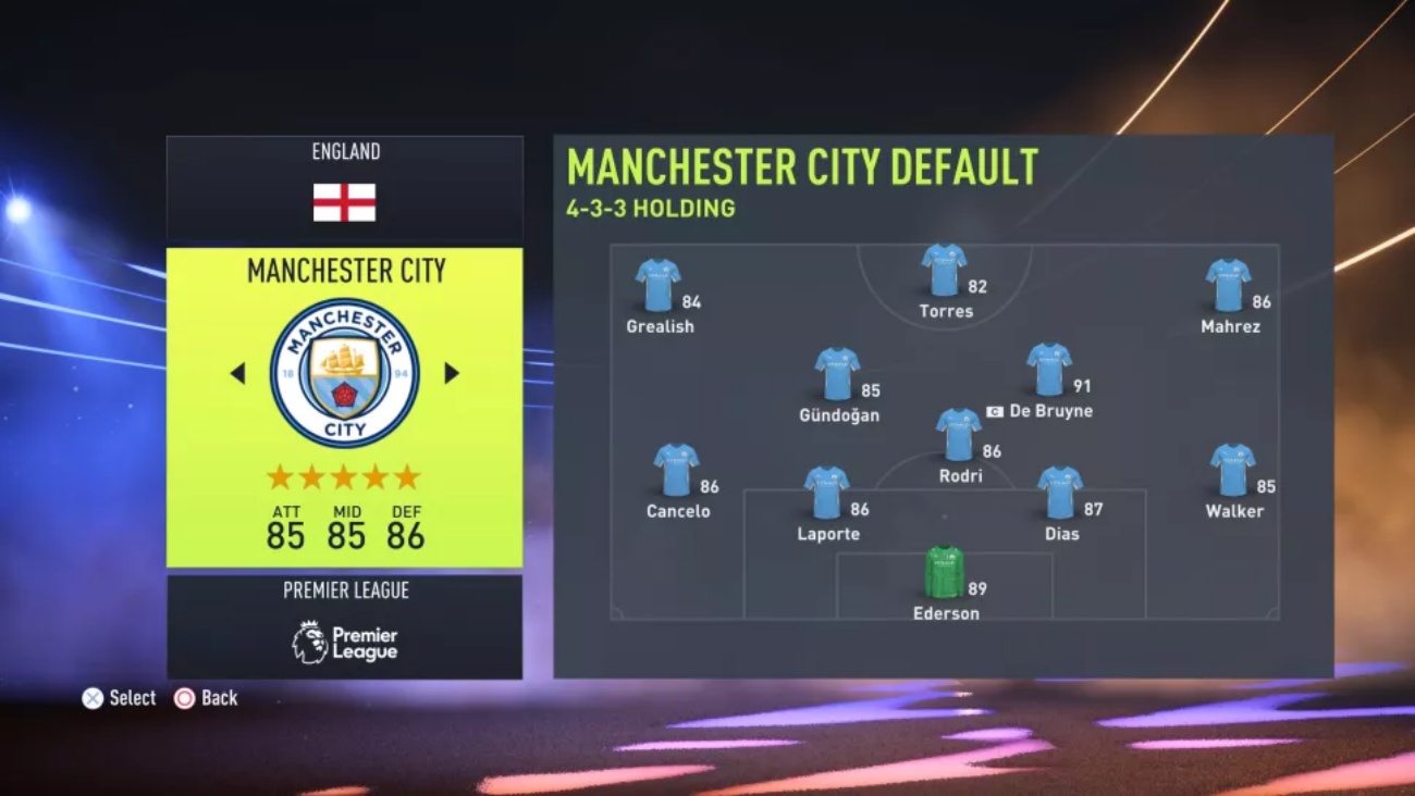 fifa 22 en iyi takımlar manchester city