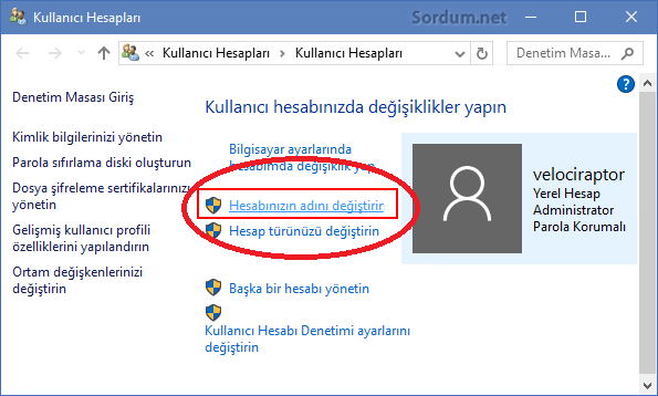 Windows 10 Kullanıcı Adı Değiştirme İşlemleri Nasıl Yapılır? 