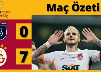Galatasaray Başakşehir maçında gol olup yağdı