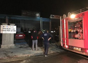 Konya’da oto tamirhanesinde patlama