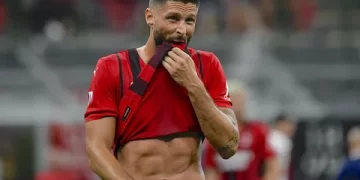 Olivier Giroud, Milanı galibiyete taşıdı