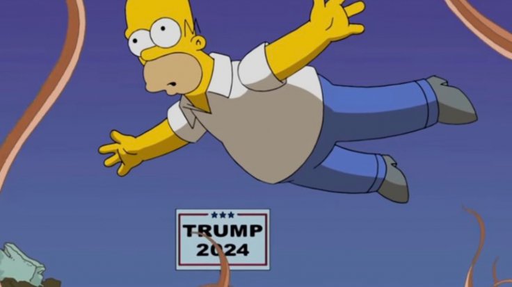 trump 2024 simpsons habermeydan