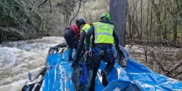 İspanya’da yolcu otobüsü nehre düştü: 3 ölü, 4 kayıp