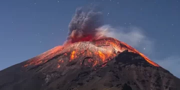 Popocatepetl Yanardağı’nda 1 günde 12 patlama