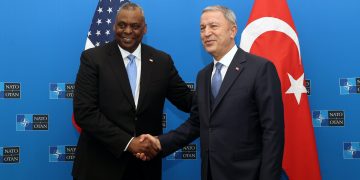Milli Savunma Bakanı Akar, ABD’li mevkidaşıyla görüştü