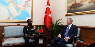 Bakan Akar, Etiyopya Genelkurmay Başkanı Jula ile görüşme gerçekleştirdi
