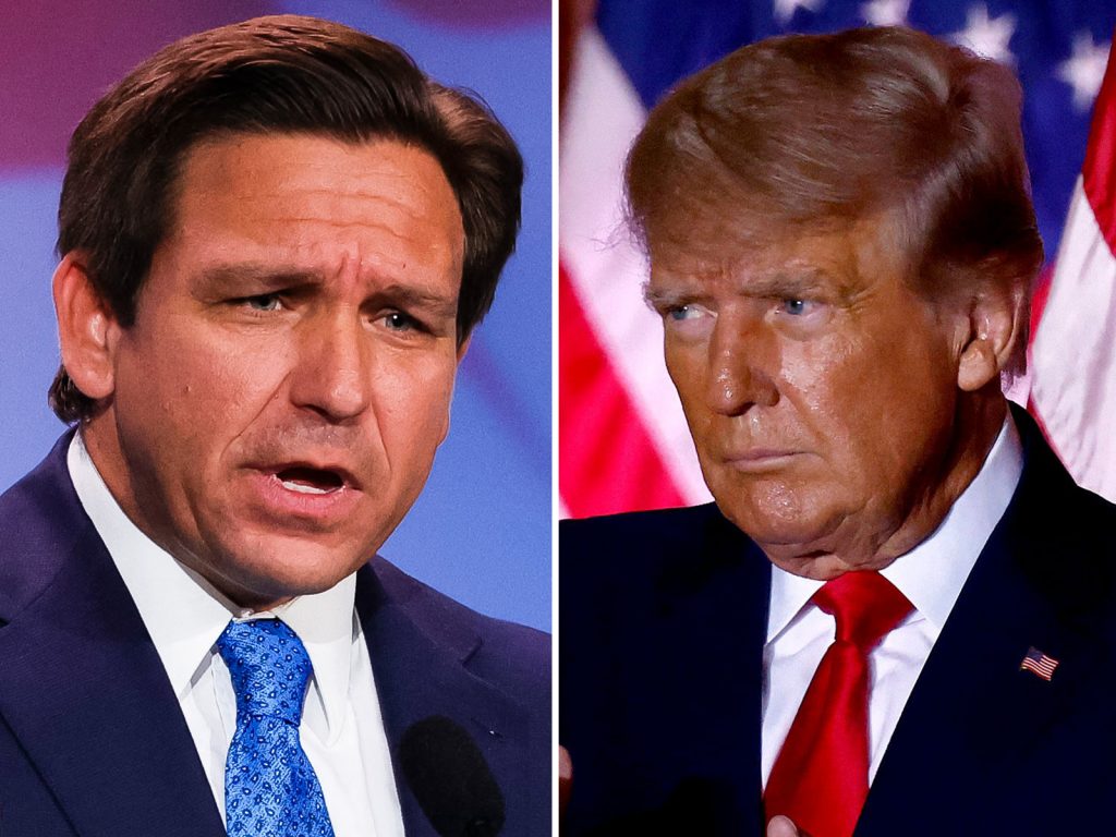 DeSantis Trump’ın önünde! desantis trump habermeydan