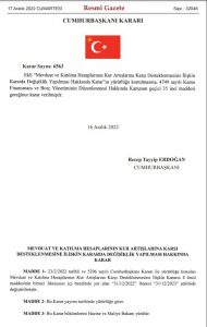 kur korumali mevduat resmi gazete habermeydan