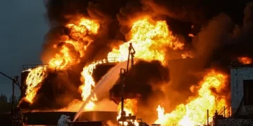 Rus Markovsky petrol ve doğalgaz tesisinde yangın