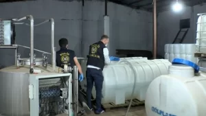 sahte alkol ureten fabrikalara baskin habermeydan