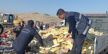 Şanlıurfa’da tarihi geçmiş 7 ton tavuk eti ele geçirildi