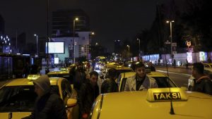 taksi protestosu habermeydan