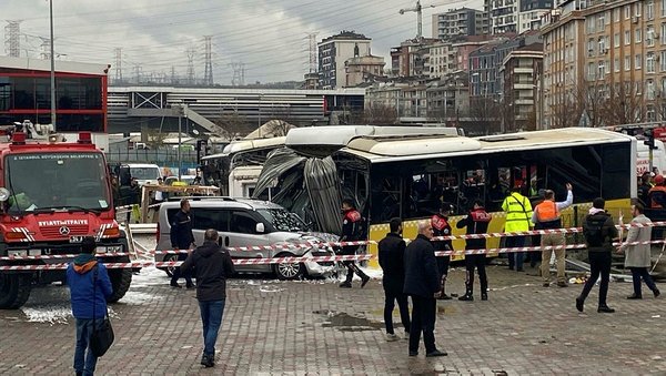 tramway otobus kaza habermeydan