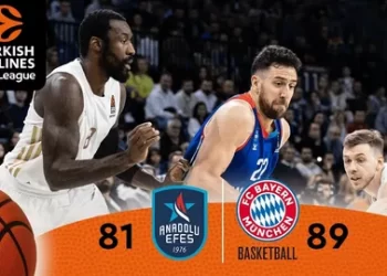THY Avrupa Ligi Anadolu Efes: 81 – Bayern Münih: 89