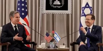 İsrail Cumhurbaşkanı Herzog, ABD Dışişleri Bakanı Blinken ile görüştü