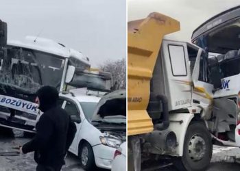 Bilecik’te zincirleme kaza: 11 yaralı