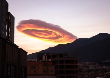 Bursa’da lodos sonrası mercek bulutu görüldü