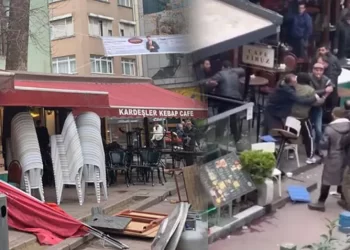 Cihangir’de kafede baltalı saldırgan paniği