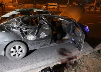 Diyarbakır’da meydana gelen feci kazada 1 şehit, 5 yaralı