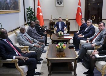 Cumhurbaşkanı Yardımcısı Fuat Oktay, Sudan’lı bakanları kabul etti