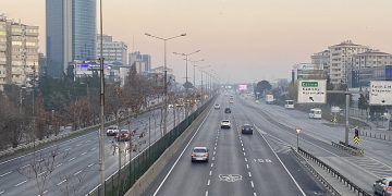 İstanbul’da yeni yıl sabahı yollar bomboş