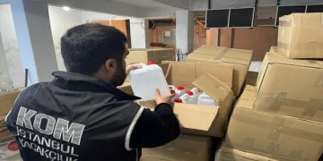 İstanbul’da 2022’de 126 ton sahte içki ele geçirildi