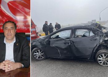 Makam aracı, kamyonetle çarpıştı! 4 yaralı