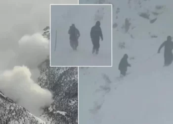 Hakkari'den çığ görüntüleri Hakkari’den çığ görüntüleri