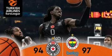 Turkish Airlines EuroLeague Partizan – Fenerbahçe Beko: 94 – 97