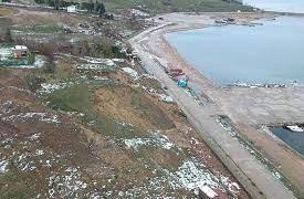 Sinop Demirci Köyü Balıkçı Barınağında Heyelan Devam Ediyor