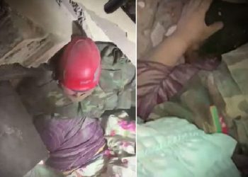 Azerbaycan ekipleri, 120 saat sonra enkazdan kurtardı