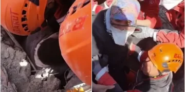 203 saatin ardından 7 katlı bina enkazının en altından kurtarıldılar