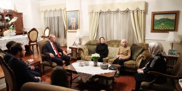 Cumhurbaşkanı Erdoğan’dan, Baykal ailesine taziye ziyareti