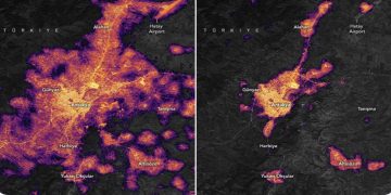 NASA paylaştı: Antakya’nın deprem öncesi ve sonrası görüntüleri