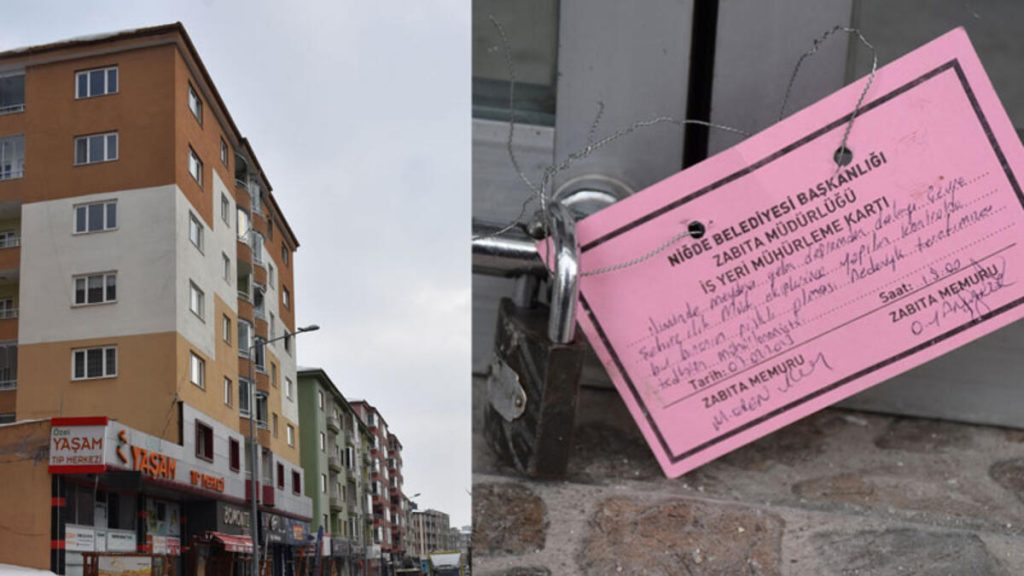 Niğde'de riskli bulunan 4 apartman mühürlendi nigde habermeydan