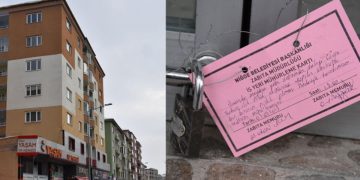Niğde’de riskli bulunan 4 apartman mühürlendi