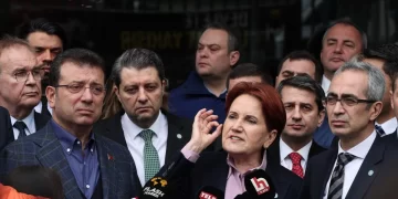 Meral Akşener’den kurşunlanan İYİ Parti binası önünde açıklama