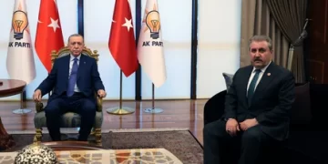 Cumhurbaşkanı Erdoğan, BBP Genel Başkanı Destici’yi kabul etti