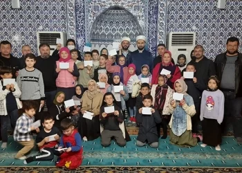 Sinop Türkeli’de gençler ibadette yarıştı