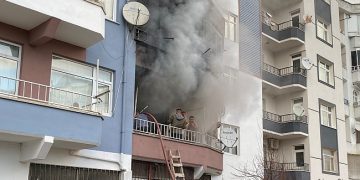 Sinop’ta apartman dairesinde yangın çıktı