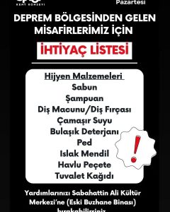 Sinopta depremzedeler icin yardim cagrisi Habermeydan