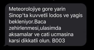 Sinopta hafta sonu icin kuvvetli lodos ve yagis uyarisi yapildi1 Habermeydan
