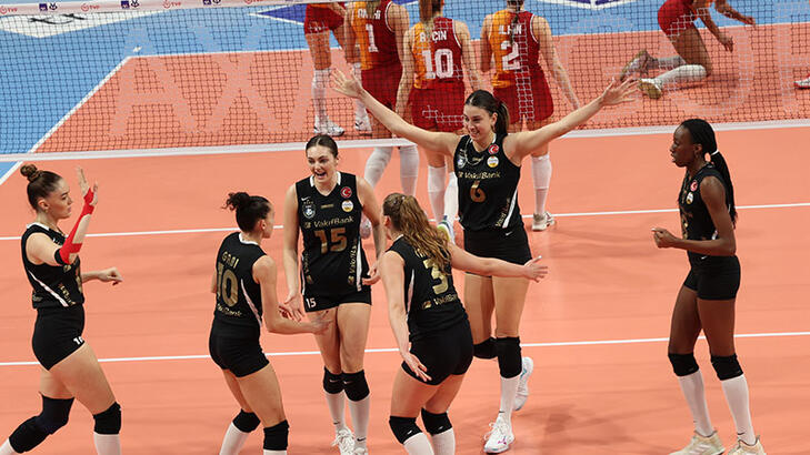 VakifBank ceyrek finalde Galatasaraya set vermedi Habermeydan