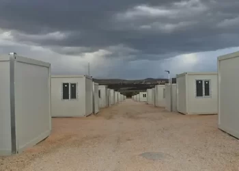 Malatya’da kurulan konteyner kentte hayat başlıyor