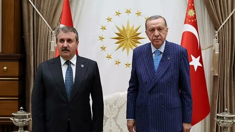 BBP Baskani Destici Cumhurbaskani Erdogan ile gorustu Habermeydan