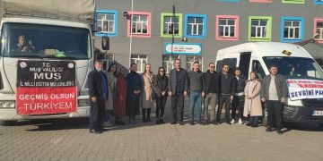 Muş Adil Yazar İlkokulundan depremzede çocuklar için anlamlı etkinlik