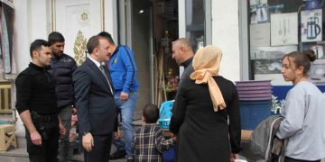 Muş Malazgirt Kaymakamı’ndan esnaf ziyareti