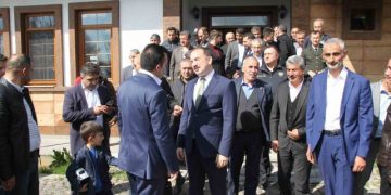 Muş Malazgirt’te bayramlaşma töreni yapıldı