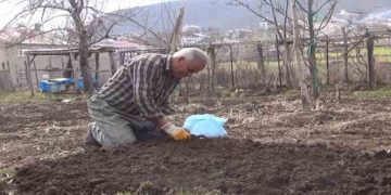 Muş’un Karabey köyünde bahar hazırlıkları başladı